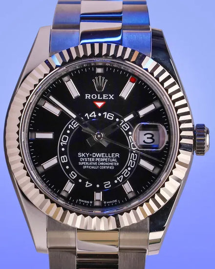 2025 Rolex Sky-Dweller 42MM Black Dial Oyster Bracelet (336934)