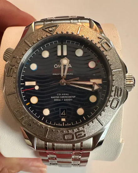 2021 Omega Seamaster Diver 300M "Beijing 2022" 42MM Blue Dial Steel Bracelet (522.30.42.20.03.001)