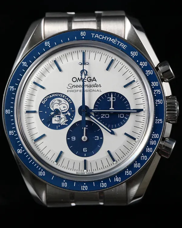2023 Omega Speedmaster Anniversary Series “Silver Snoopy Award” 42MM Silver Dial Steel Bracelet (310.32.42.50.02.001)