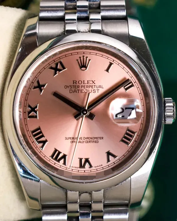 2011 Rolex Datejust 36MM Salmon Dial Jubilee Bracelet (116200)