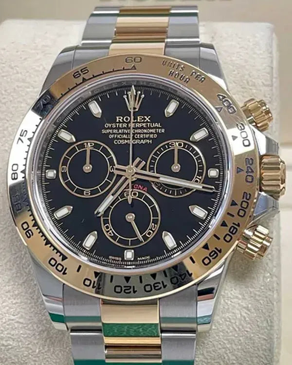 2021 Rolex Cosmograph Daytona 40MM Black Dial Two-Tone Oyster Bracelet (116503)