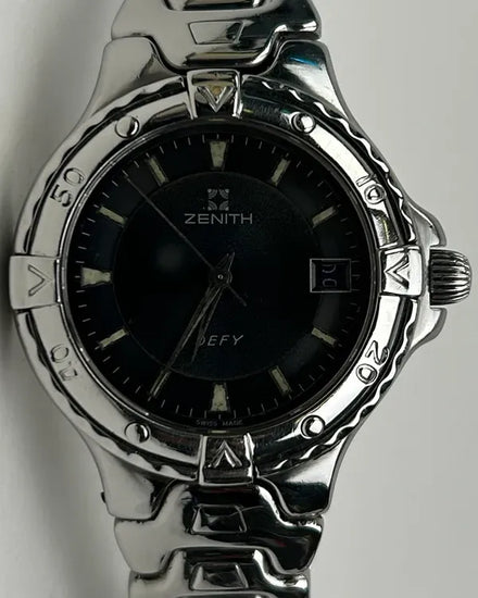 Zenith Defy 38MM Quartz Grey Dial Steel Bracelet (02 2100 226)