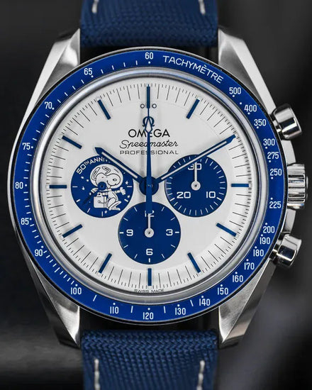 2024 Omega Speedmaster Anniversary Series "Silver Snoopy Award" 42MM Silver Dial Textile Strap (310.32.42.50.02.001)