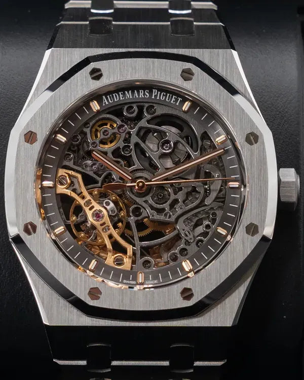 Audemars Piguet Royal Oak 41MM Skeleton Dial Steel Bracelet (15407ST.OO.1220ST.01)