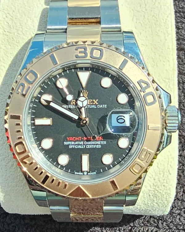 2023 Rolex Yacht-Master 40MM Black Dial Two-Tone Oyster Bracelet (126621)