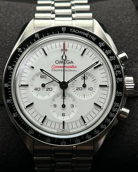 2024 Omega Speedmaster Professional Moonwatch 42MM White Dial Steel Bracelet (310.30.42.50.04.001)