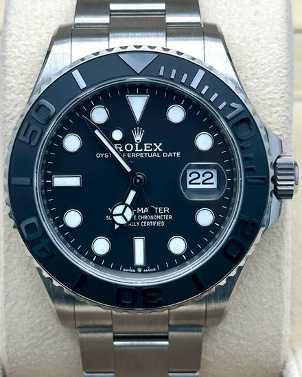 2025 Rolex Yacht-Master 42MM Black Dial Titanium Oyster Bracelet (226627)