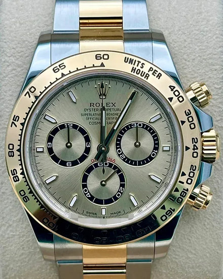 2024 Rolex Cosmograph Daytona 40MM Champagne Dial Two-Tone Oyster Bracelet (126503)
