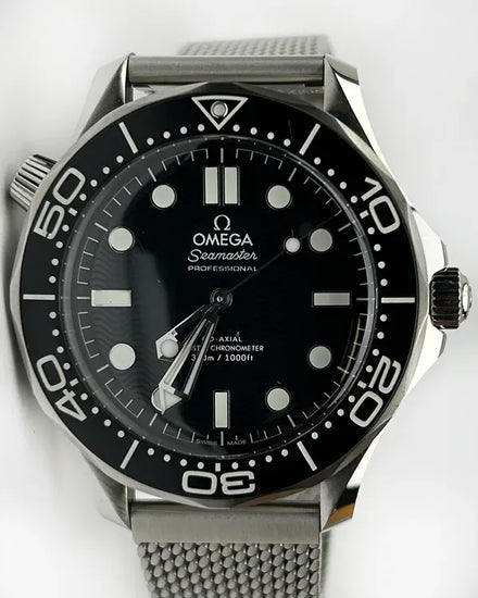2025 Omega Seamaster Diver 300M 42MM Black Dial Steel Bracelet (210.30.42.20.01.010)