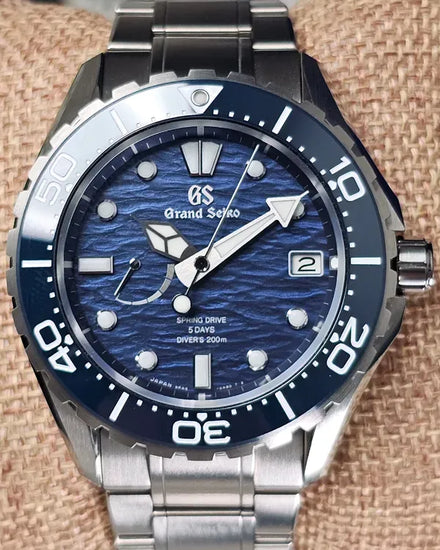 Grand Seiko Evolution 9 Collection 43.8MM Blue Dial Titanium Bracelet (SLGA023G)