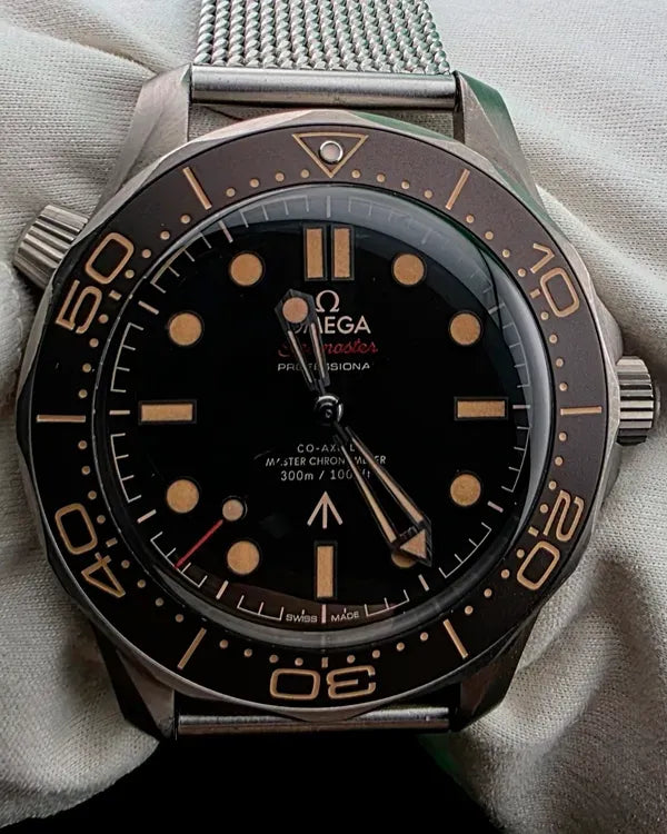 Omega Seamaster Diver 300M "007 Edition" 42MM Brown Dial Titanium Bracelet (210.90.42.20.01.001)