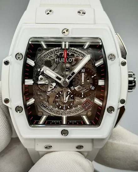 Hublot Spirit of Big Bang 45MM Skeleton Dial Rubber Strap (601.HX.0173.LR)