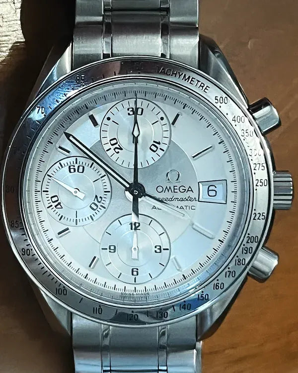 Omega Speedmaster Date 39MM Silver Dial Steel Bracelet (3513.30.00)