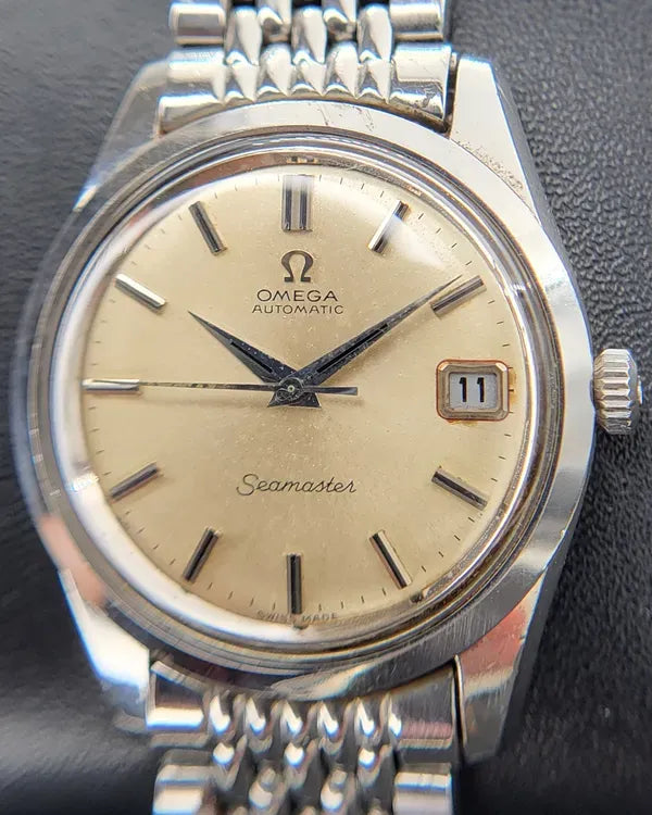 (SR) Omega Seamaster 35MM Silver Dial Steel Bracelet (166.010)
