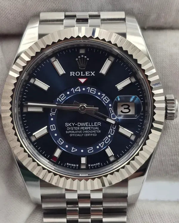 2024 Rolex Sky-Dweller 42MM Blue Dial Jubilee Bracelet (336934)
