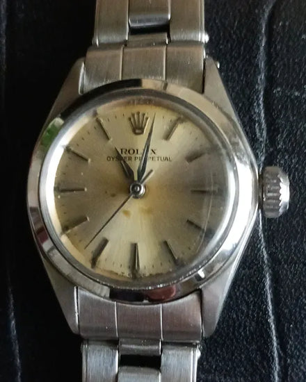 Rolex Oyster Perpetual 24MM Champagne Dial Oyster Bracelet (6618)