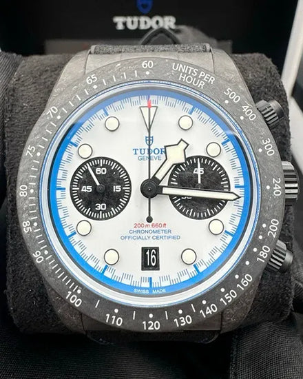 2025 Tudor Black Bay "Carbon 25" L.E. 42MM White Dial Rubber Strap (79377KN)