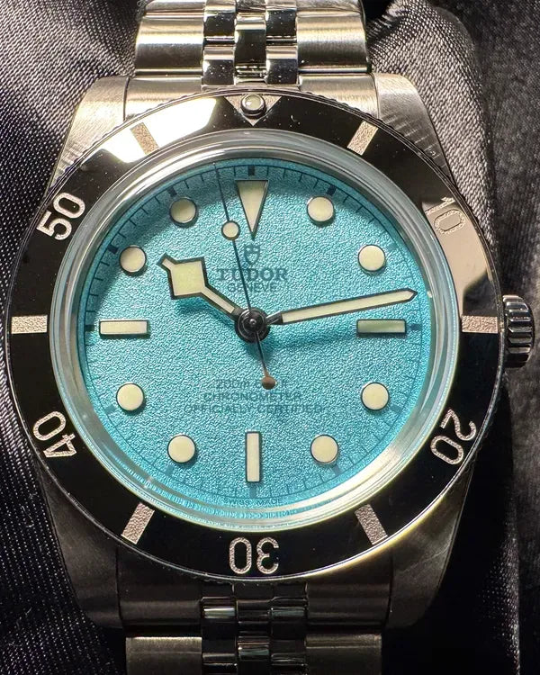 Tudor Black Bay '54 "Lagoon" 37MM Blue Dial Steel Bracelet (79000)