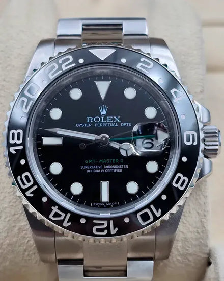 Rolex GMT-Master II 40MM Black Dial Oyster Bracelet (116710LN)