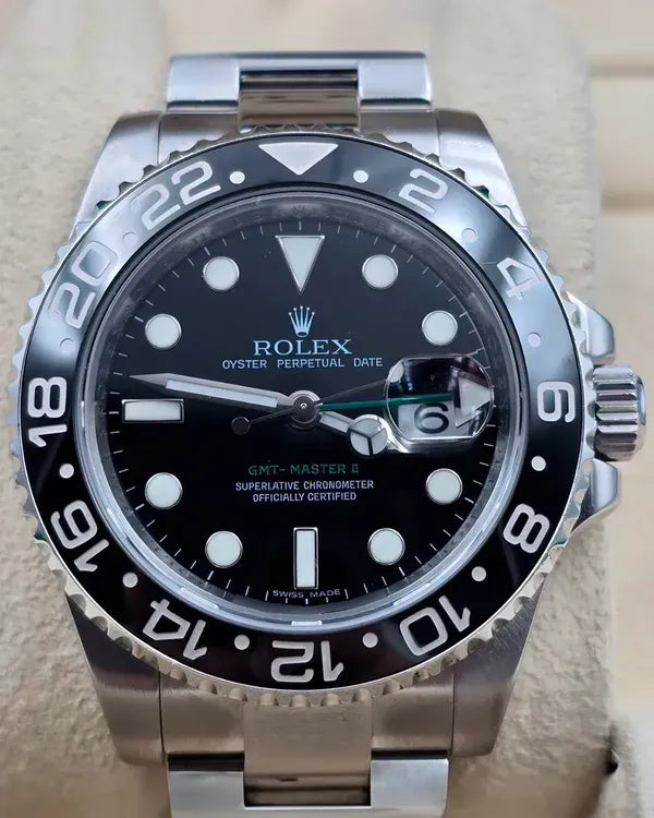 Rolex GMT-Master II 40MM Black Dial Oyster Bracelet (116710LN)