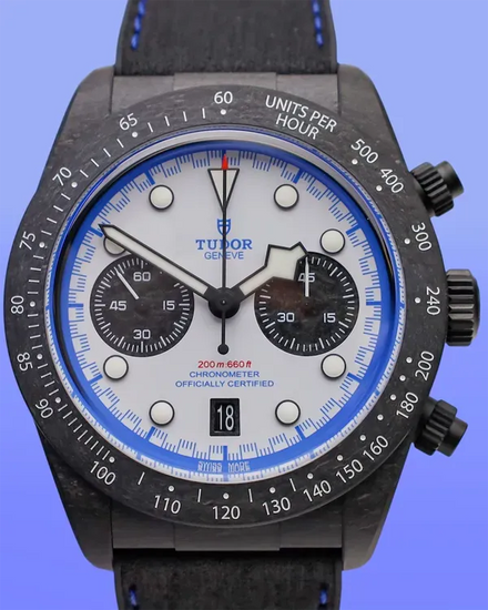 2025 Tudor Black Bay "Carbon 25" L.E. 42MM White Dial Rubber Strap (79377KN)
