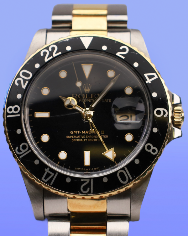 Rolex GMT-Master 40MM Black Dial Two-Tone Oyster Bracelet (16753)