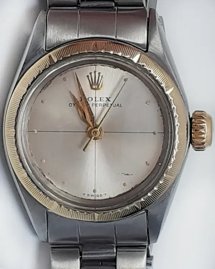 Rolex Oyster Perpetual "Zephyr" 34MM Silver Dial Oyster Bracelet (1008)