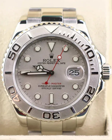 2005 (D Serial) Rolex Yacht-Master 40MM Silver Dial Oyster Bracelet (16622)