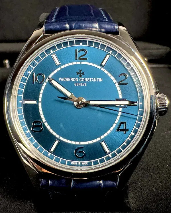 2019 Vacheron Constantin Fiftysix 40MM Blue Dial Leather Strap (4600E/000A-B487)