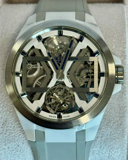 2020 Ulysse Nardin Blast Tourbillon 45MM Skeleton Dial Rubber Strap (1723-400-3A/00)