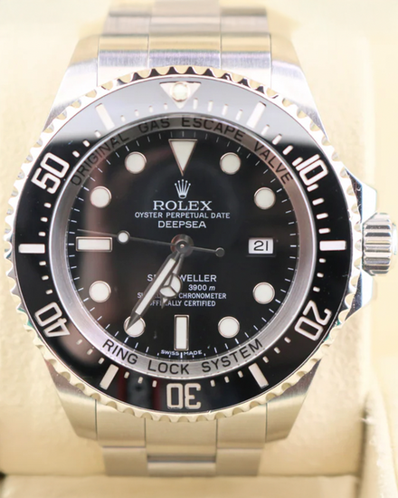 2011 Rolex Sea-Dweller Deepsea 44MM Black Dial Oyster Bracelet (116660)
