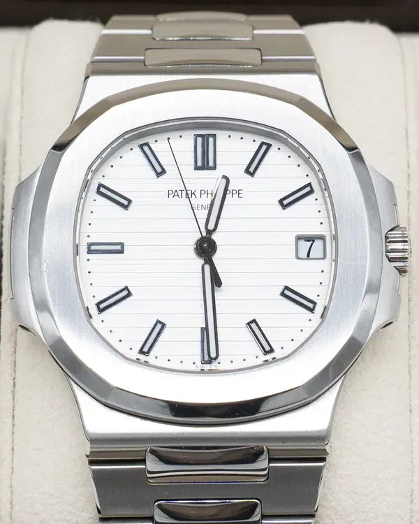 Patek Philippe Nautilus 40MM White Dial Steel Bracelet (5711/1A-011)