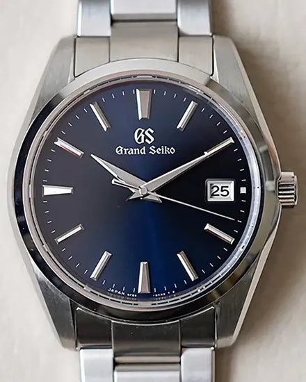 2025 Grand Seiko Heritage 40MM Quartz Blue Dial Steel Bracelet (SBGP013)