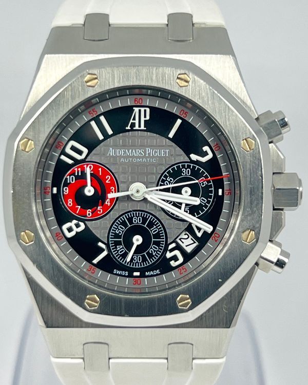 2003 Audemars Piguet Royal Oak "City of Sails" L.E. 39MM Black Dial Aftermarket Rubber Strap (25979ST.OO.D002CA.01)
