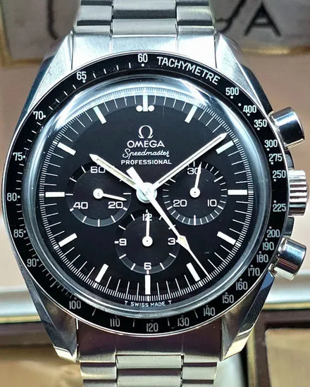 1978 Omega Speedmaster Professional Moonwatch 42MM Black Dial Steel Bracelet (145.022)