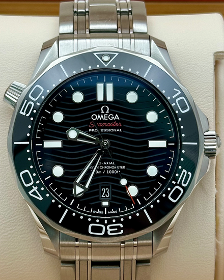 Omega Seamaster Diver 300M 42MM Black Dial Steel Bracelet (210.30.42.20.01.001)