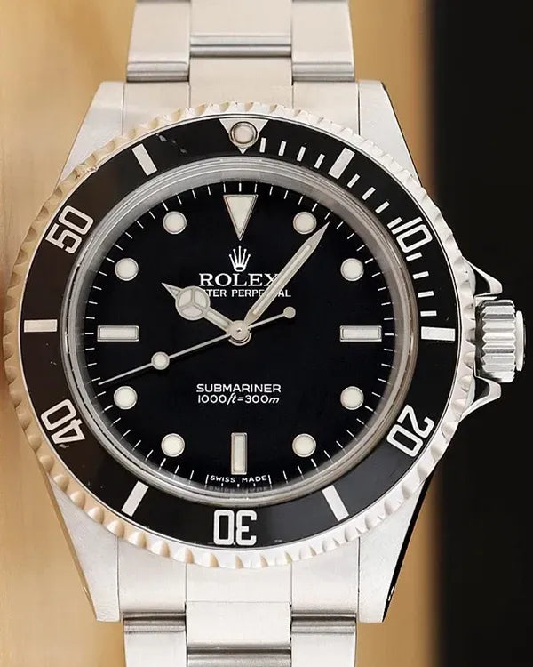 Rolex Submariner No-Date 40MM Black Dial Oyster Bracelet (14060M)