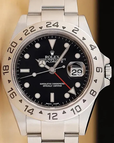 Rolex Explorer II 40MM Black Dial Oyster Bracelet (16570T)