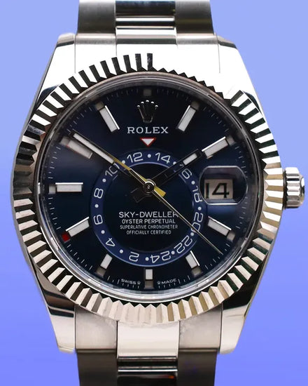 2024 Rolex Sky-Dweller 42MM Blue Dial Oyster Bracelet (336934)
