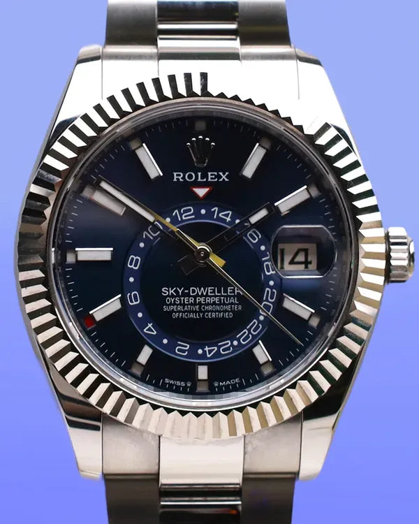 2024 Rolex Sky-Dweller 42MM Blue Dial Oyster Bracelet (336934)