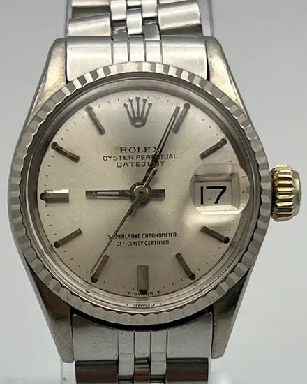 Rolex Lady-Datejust 26MM Silver Dial Jubilee Bracelet (6517)