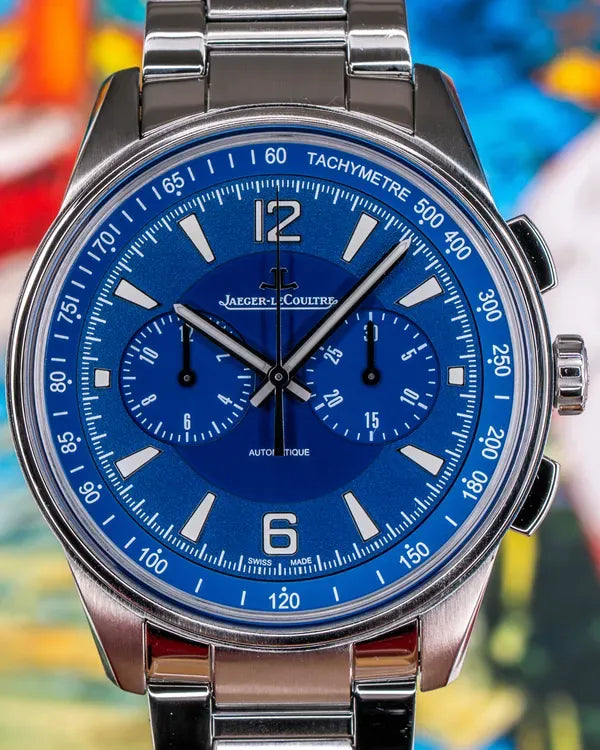 2021 Jaeger-LeCoultre Polaris Chronograph 42MM Blue Dial Steel Bracelet (Q9028180)