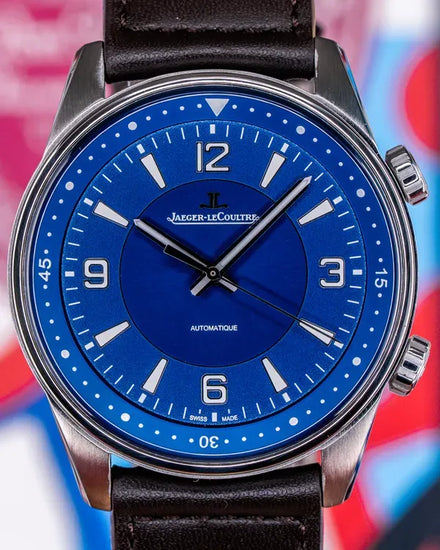 2020 Jaeger-LeCoultre Polaris 41MM Blue Dial Leather Strap (Q9008480)