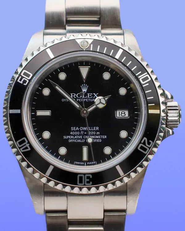 Rolex Sea-Dweller 4000 40MM Black Dial Oyster Bracelet  (16600)