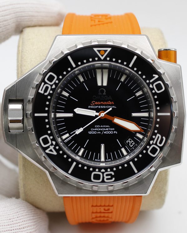 Omega Seamaster Ploprof 1200M 55MM Black Dial Rubber Strap (224.32.55.21.01.002)