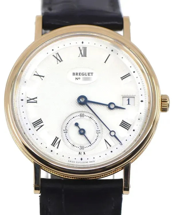 Breguet Classique 34MM White Dial Leather Strap (5920)
