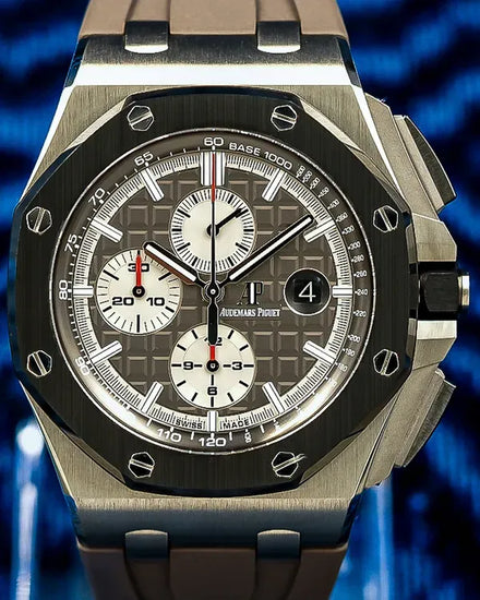 2017 Audemars Piguet Royal Oak Offshore Chronograph 44MM Grey Dial Rubber Strap (26400IO.OO.A004CA.01)