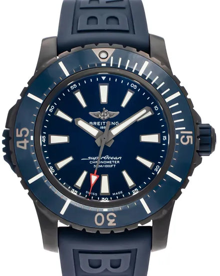 2024 Breitling Superocean 48MM Blue Dial Rubber Strap (V17369)