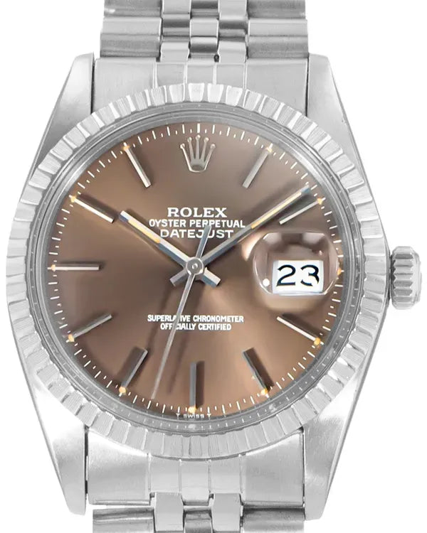 1984 Rolex Datejust 36MM Brown Dial Jubilee Bracelet (16030)