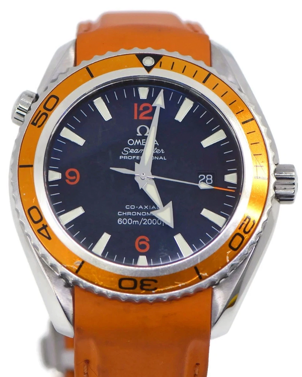 Omega Seamaster Planet Ocean 600M 45.5MM Black Dial Rubber Strap (2208.50)